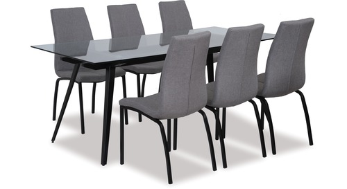 Monti Dining Table & Asama Chairs x 6 Monti Dining Table & Asama Chairs x 6